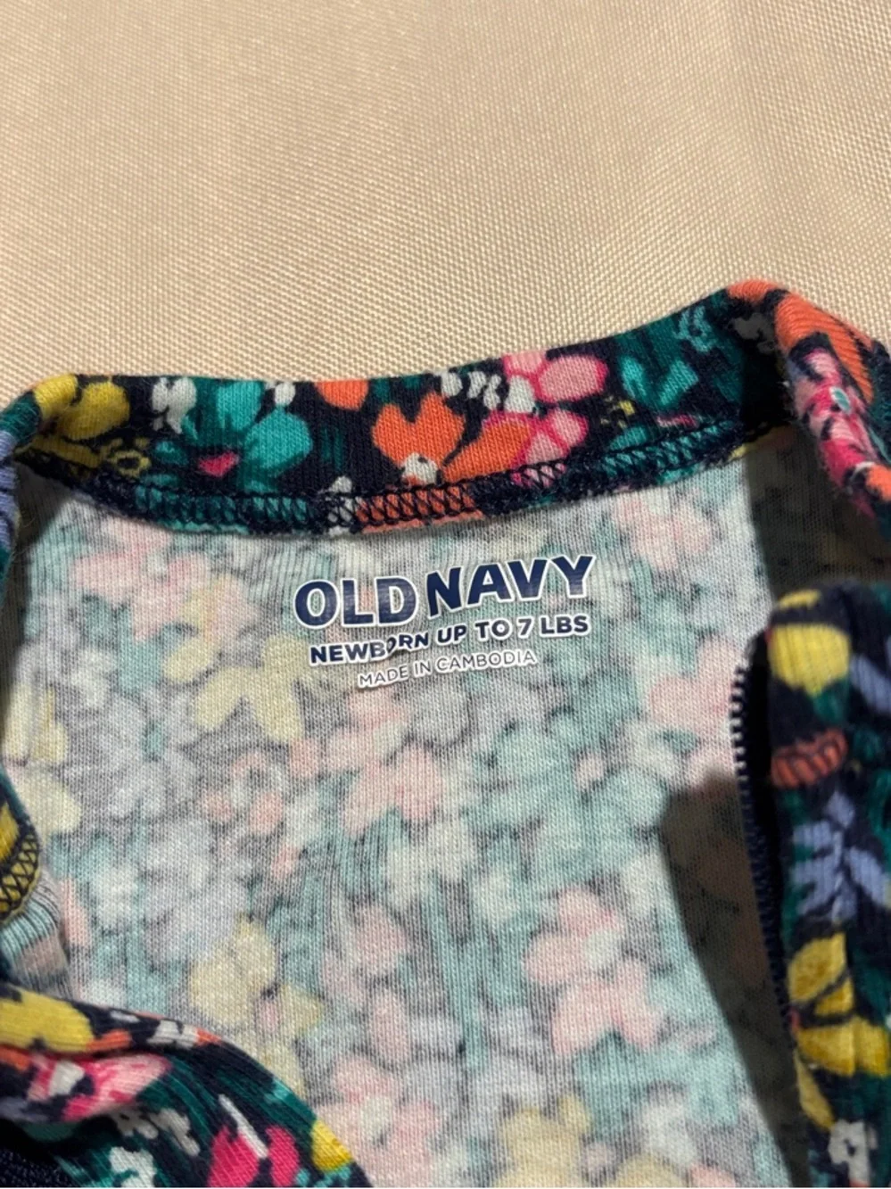 5 Pack Multi Brand Baby Girls Floral & Pastel Footed One-Piece Sleepers -